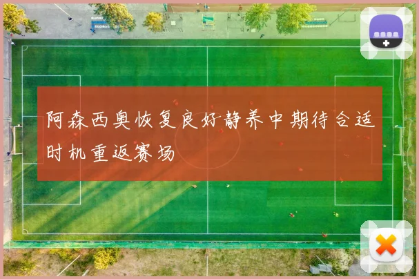 阿森西奥恢复良好静养中期待合适时机重返赛场